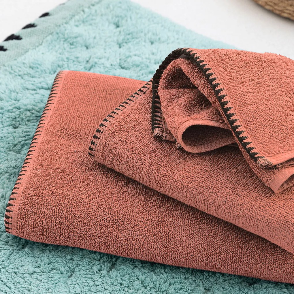 Πετσέτα Σώματος (70x140) Palamaiki Towels Brooklyn 500gsm Τερακότα