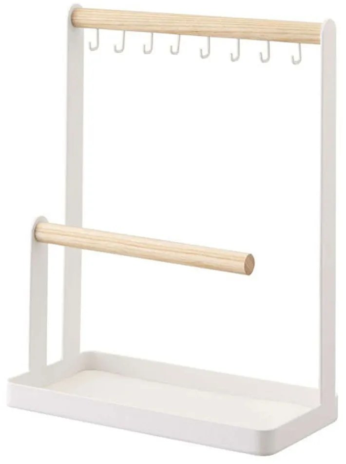Βάση Κοσμημάτων LBTYMZK2311 20x10,5x28,5cm Natural-White Yamazaki Steel,Wood