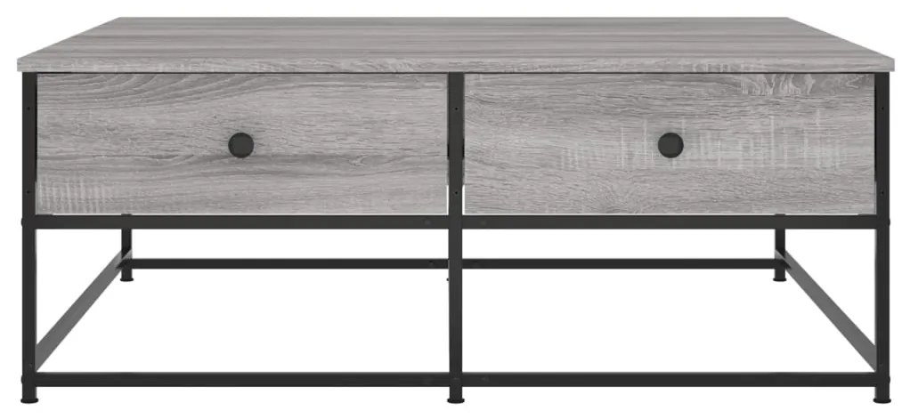 vidaXL Τραπεζάκι Σαλονιού Γκρι Sonoma 100 x 99 x 40 εκ. Επεξεργ. Ξύλο