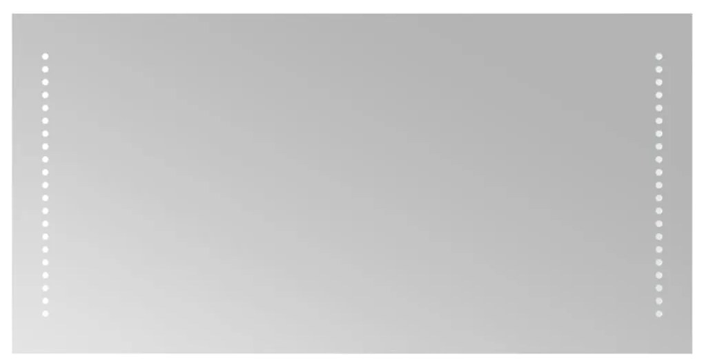 vidaXL Καθρέφτης Μπάνιου με LED 40x80 εκ.