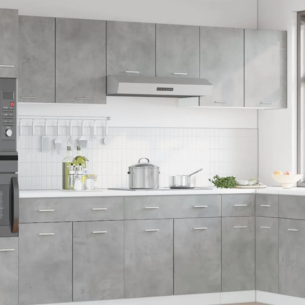 vidaXL Κρεμαστό Ντουλάπι "Lyon" Γκρι Σκυρόδεμα 80x31x60 εκ. από Τεχνητό Ξύλο