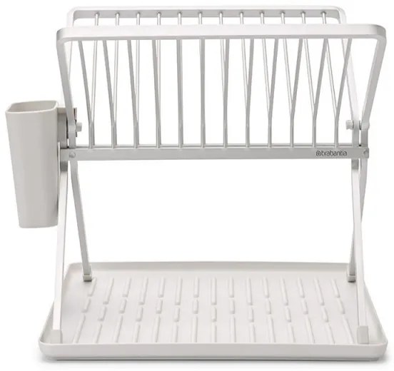 Πτυσσόμενο στεγνωτήριο πιάτων Brabantia SinkSide 1004154, Σχάρα για μαχαιροπίρουνα, Ανθεκτικό στη διάβρωση, Ανοιχτό γκρι