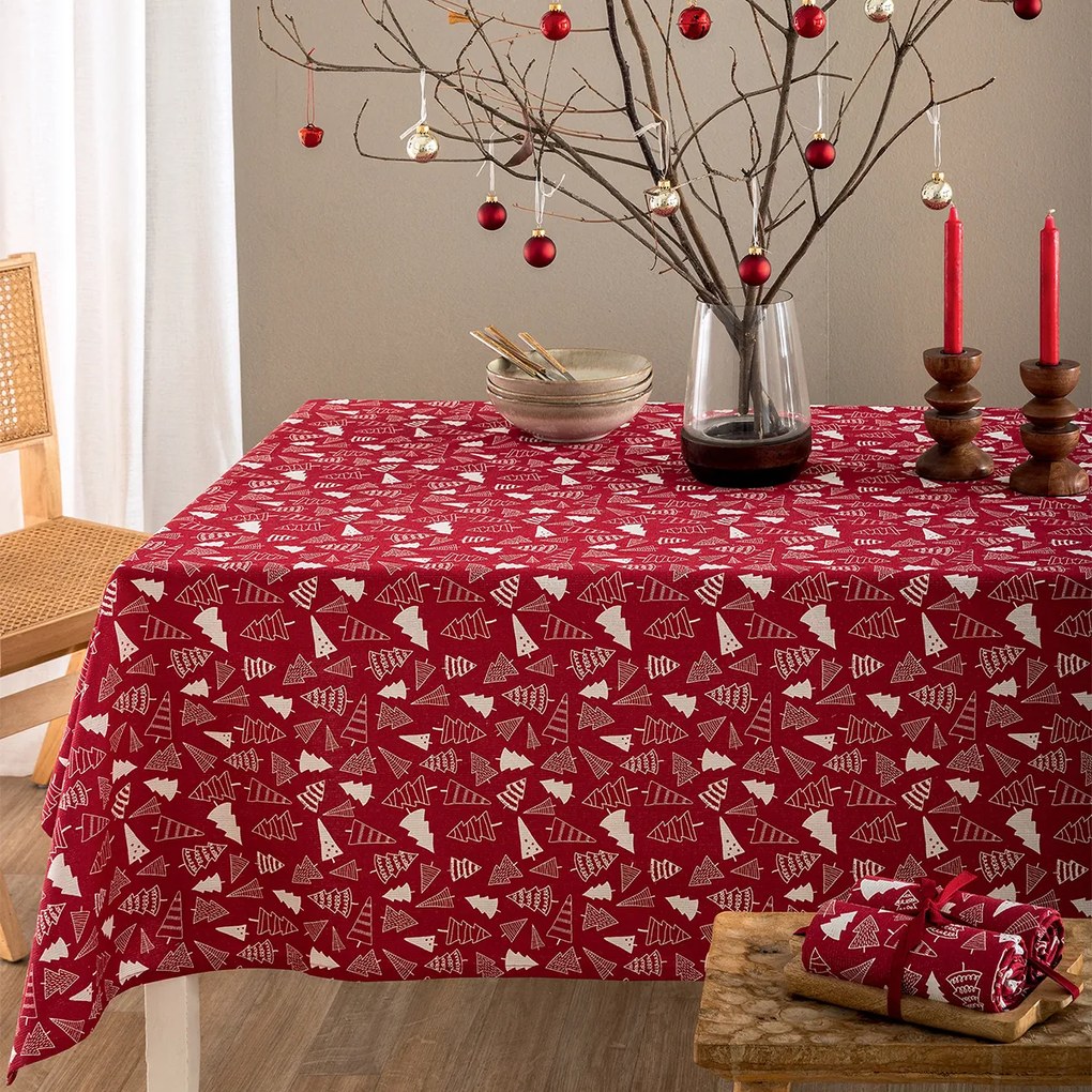 Χριστουγεννιάτικο Τραπεζομάντηλο (140x180) Palamaiki CC100