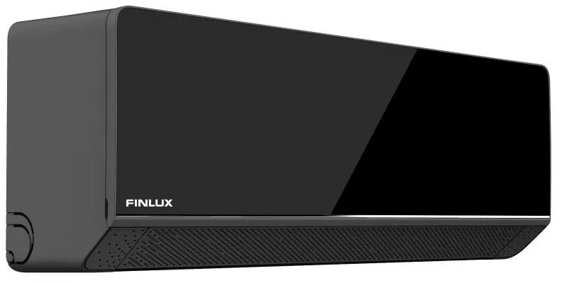 Κλιματιστικό Inverter Finlux 12TENE87BRIS, 12000 BTU, A+++, 30 m2, Wi-Fi, φίλτρο πλάσματος, 4D φυσήματα, εναλλάκτης θερμότητας με χρυσή επίστρωση, Μαύρο