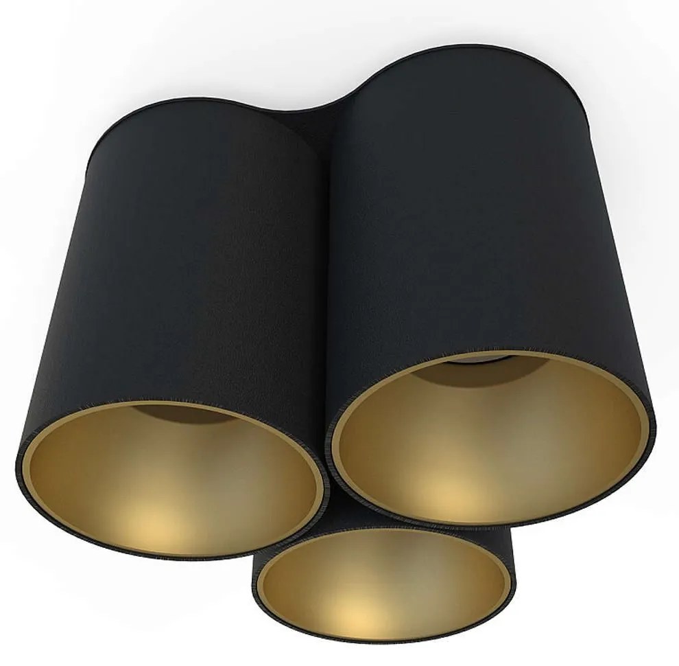 Φωτιστικό Οροφής - Σποτ Eye Tone 8092 3xGU10 10W Black-Gold Nowodvorski Metal, Plastic