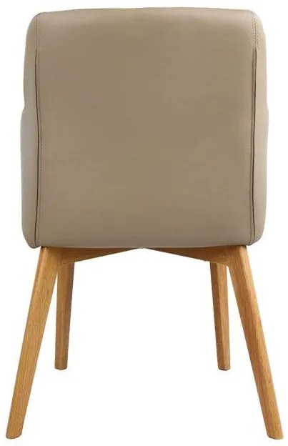 Καρέκλα-Πολυθρόνα BRISTOL Ύφασμα - PU Μπέζ 57x59x86Υεκ. 2αδα 57x59x86 εκ.