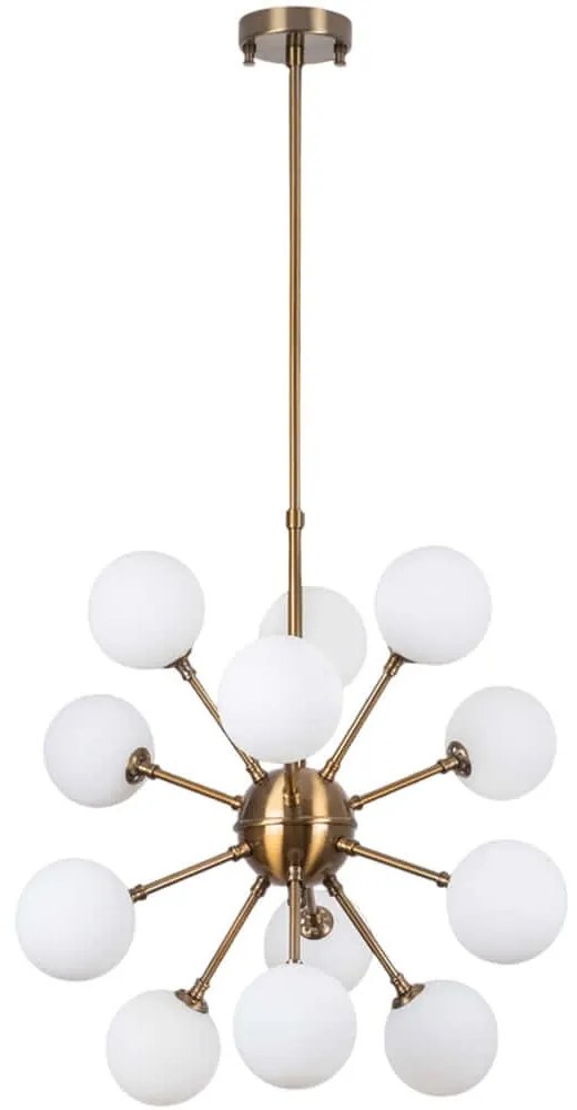 Φωτιστικό Οροφής Cavud 942FLG1273 52x52x92cm 12xG9 10W Gold Opviq