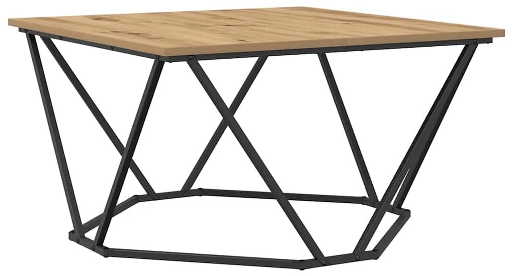 vidaXL Τραπεζάκι σαλονιού Artisan Oak 80 x 80 x 45 cm