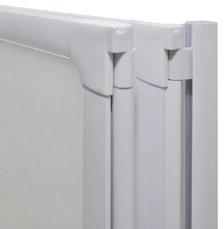 vidaXL Διαχωριστικό μπανιέρας 117 x 120 cm 3 Πάνελ πτυσσόμενα