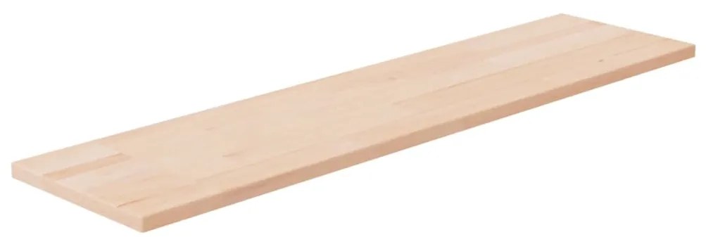 vidaXL Ράφι 80x20x1,5 εκ. από Ακατέργαστο Μασίφ Ξύλο Δρυός