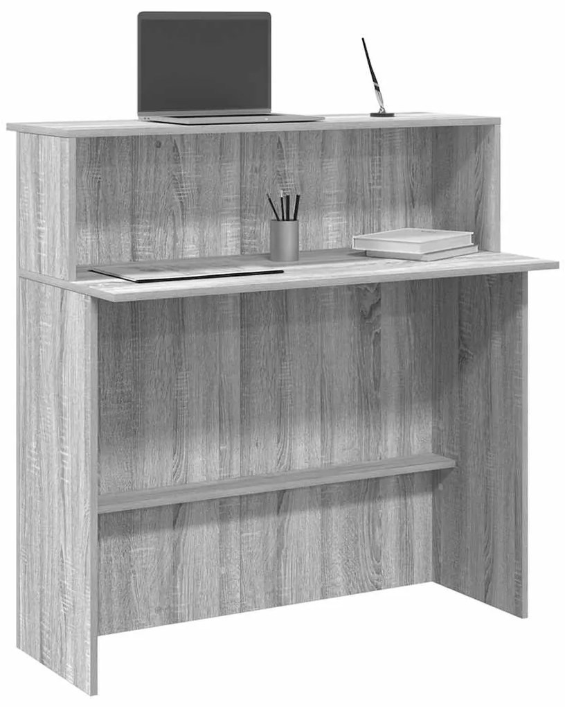 vidaXL Γραφείο υποδοχής 100x50x103,5 εκ. Επεξεργασμένο Ξύλο