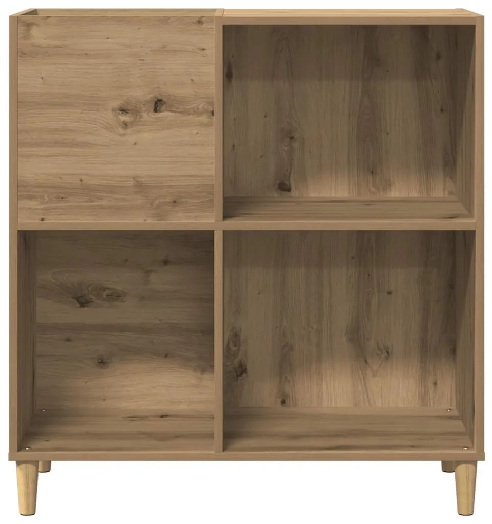 vidaXL Δισκοθήκη τεχνίτης Δρυς 84,5 x 38 x 89εκ από Επεξεργασμένο Ξύλο