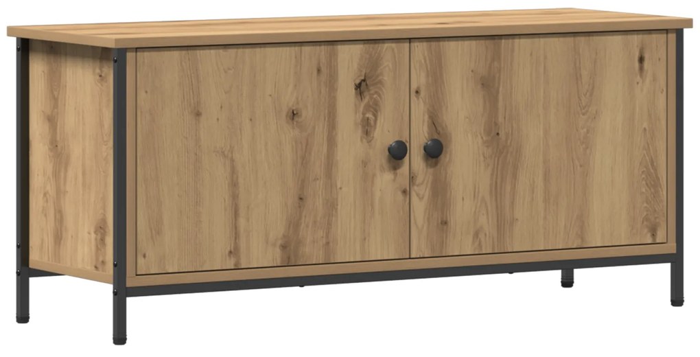 vidaXL Τηλεόραση Στάντ - Artisan Oak Artisan oak Επεξεργασμένο ξύλο