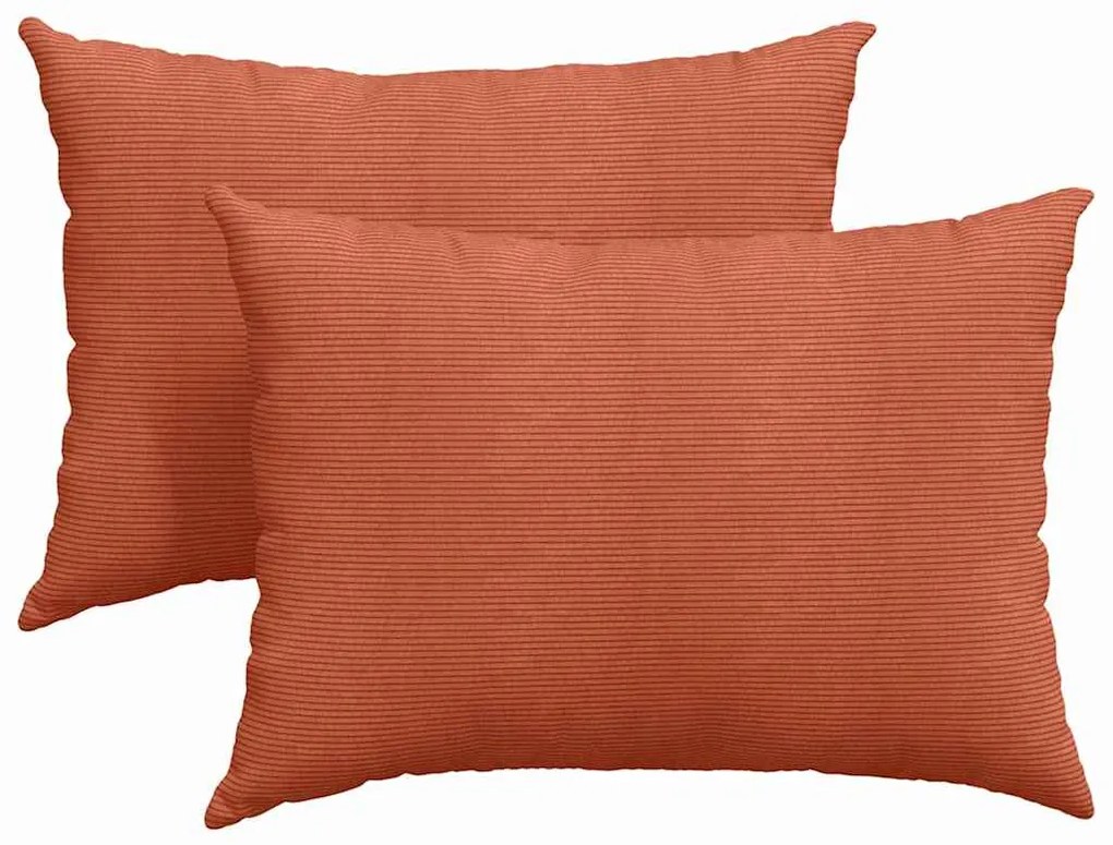 vidaXL Μαξιλάρι Καναπέ 2 pcs Κόκκινο Πορτοκαλί 70 x 50 cm