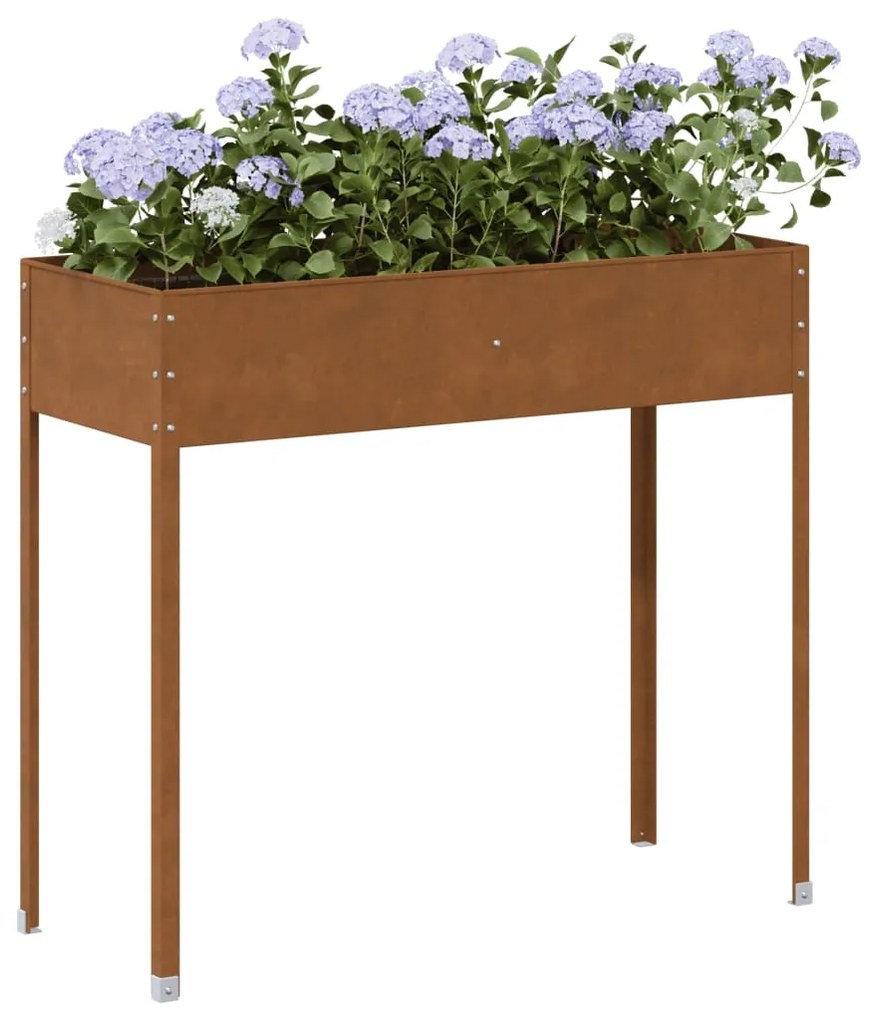 Ζαρντινιέρα 100,5x40,5x90 εκ. Ατσάλι Σκληρυθέν στον Αέρα