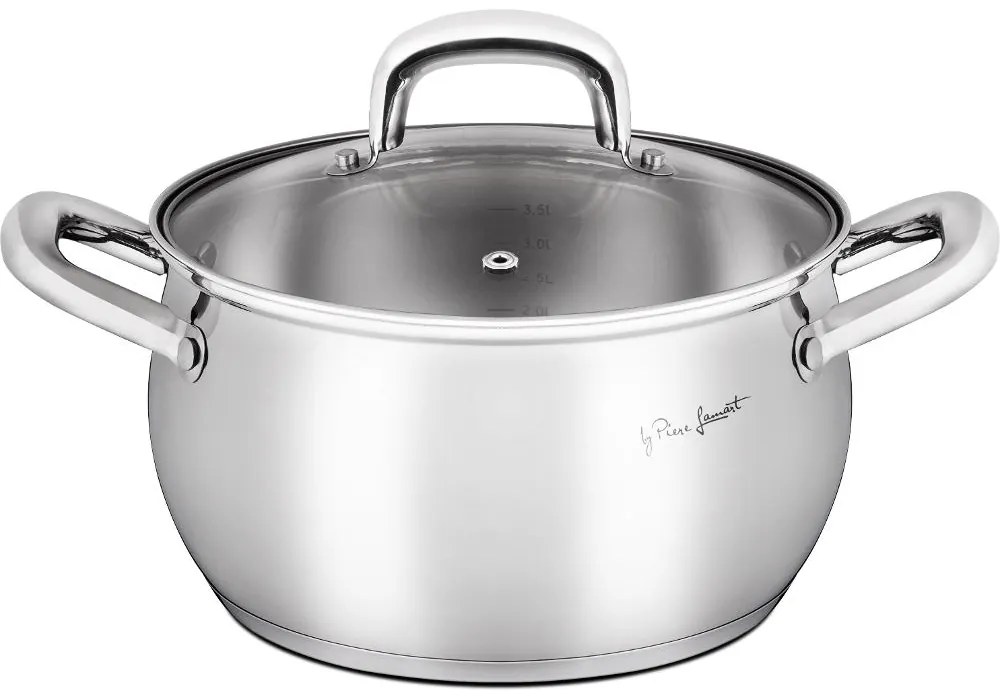 Κατσαρόλα SHAPE 22cm 4,7lt Stainless Steel Lamart LT1161