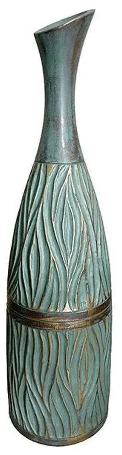 Βάζο 0038-223-033 13,5x13,5x49cm Veraman-Gold Polyresin