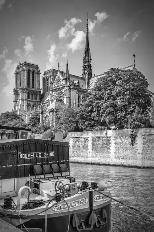 Φωτογραφία PARIS Cathedral Notre-Dame | monochrome, Melanie Viola