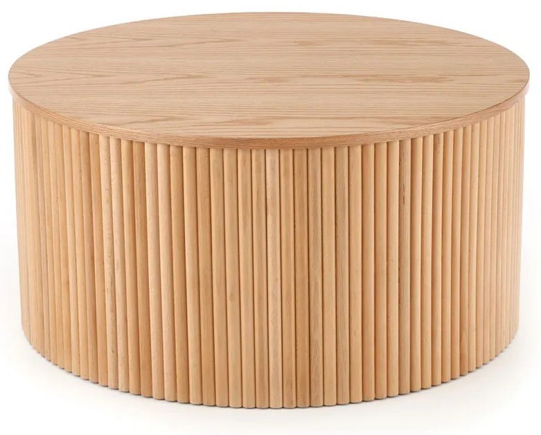 Wood Τραπεζακι Σαλονιου Μπεζ