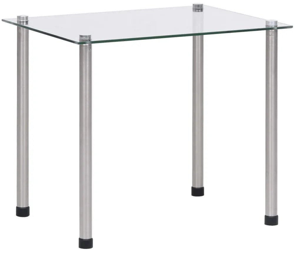 vidaXL Τραπεζάκια Ζιγκόν Σετ 3 τεμ. Διαφανή από Ψημένο Γυαλί