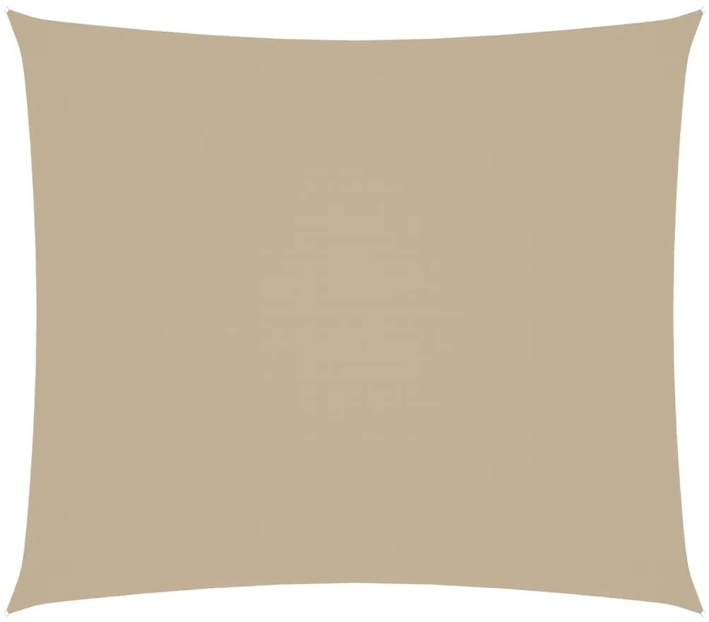 vidaXL Πανί Σκίασης Ορθογώνιο Μπεζ 2,5 x 3 μ. από Ύφασμα Oxford