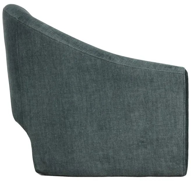 Πολυθρόνα Berza ανθρακί ύφασμα 76x76x71εκ 76x76x71 εκ.