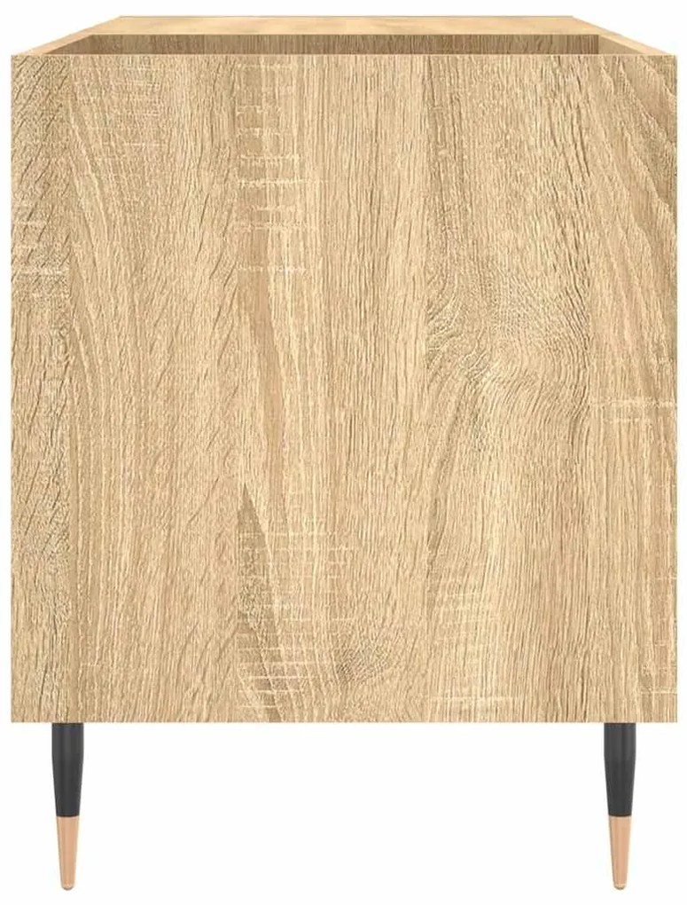 vidaXL Δισκοθήκη Sonoma Δρυς 85 x 38 x 48 εκ. από Επεξεργασμένο Ξύλο