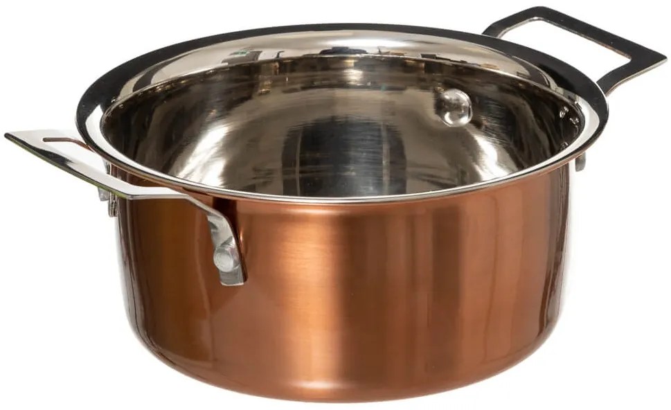 Δοχείο σερβιρίσματος 5five με χάλκινη επένδυση και διαστάσεις 13.7x6cm