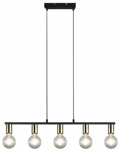 Κρεμαστό Φωτιστικό Οροφής 5xE27 Vannes Trio Lighting R30185008 Ορείχαλκος