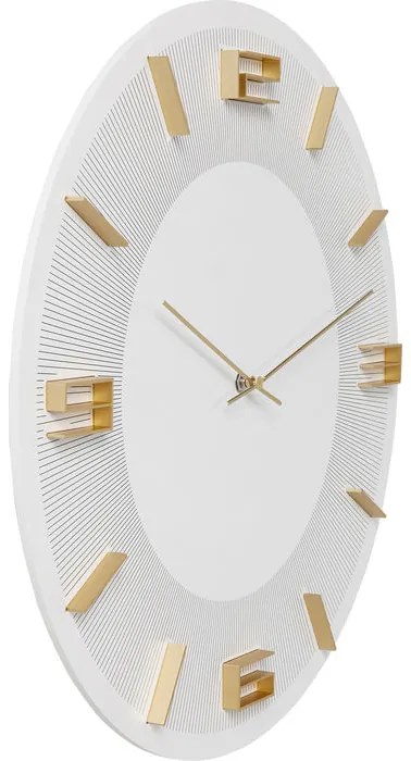 Ρολόι Τοίχου Leonardo Λευκό-Χρυσό Ø48.5 εκ. 48.5x44685x48.5εκ - Χρυσό