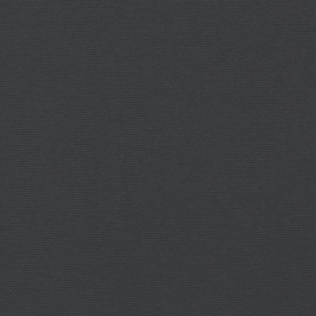Μαξιλάρι Παλέτας Μαύρο 60 x 60 x 12 εκ. Υφασμάτινο - Μαύρο