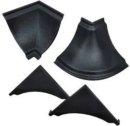 Σετ γωνιών αρμοκάλυπτρου JL Universal DL-SET-Black stone