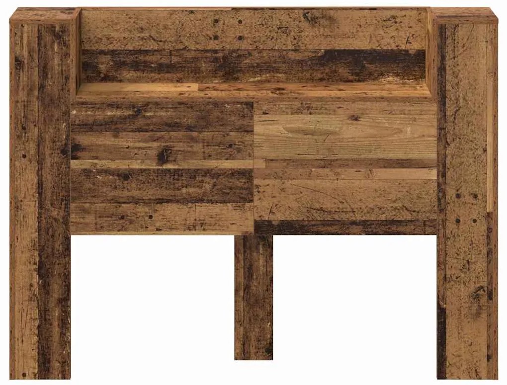 vidaXL Κεφαλάρι Παλιό ξύλο 140 x 17 x 104,5 εκ Επεξεργασμένο ξύλο