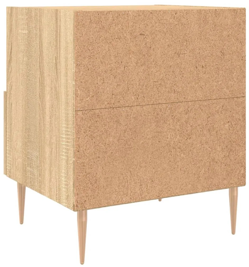vidaXL Κομοδίνο Sonoma Δρυς 40 x 35 x 47,5 εκ. από Επεξεργασμένο Ξύλο