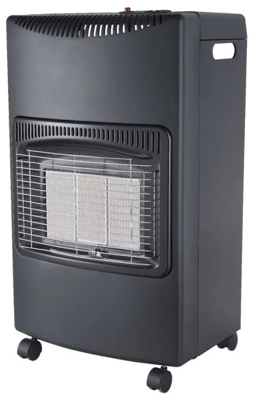 Σόμπα αερίου για θέρμανση Elite EGH-1401, 4200W, 3 επίπεδα, Πτυσσόμενο, 73x41.5x30 cm, Προστασίες, Μαύρο