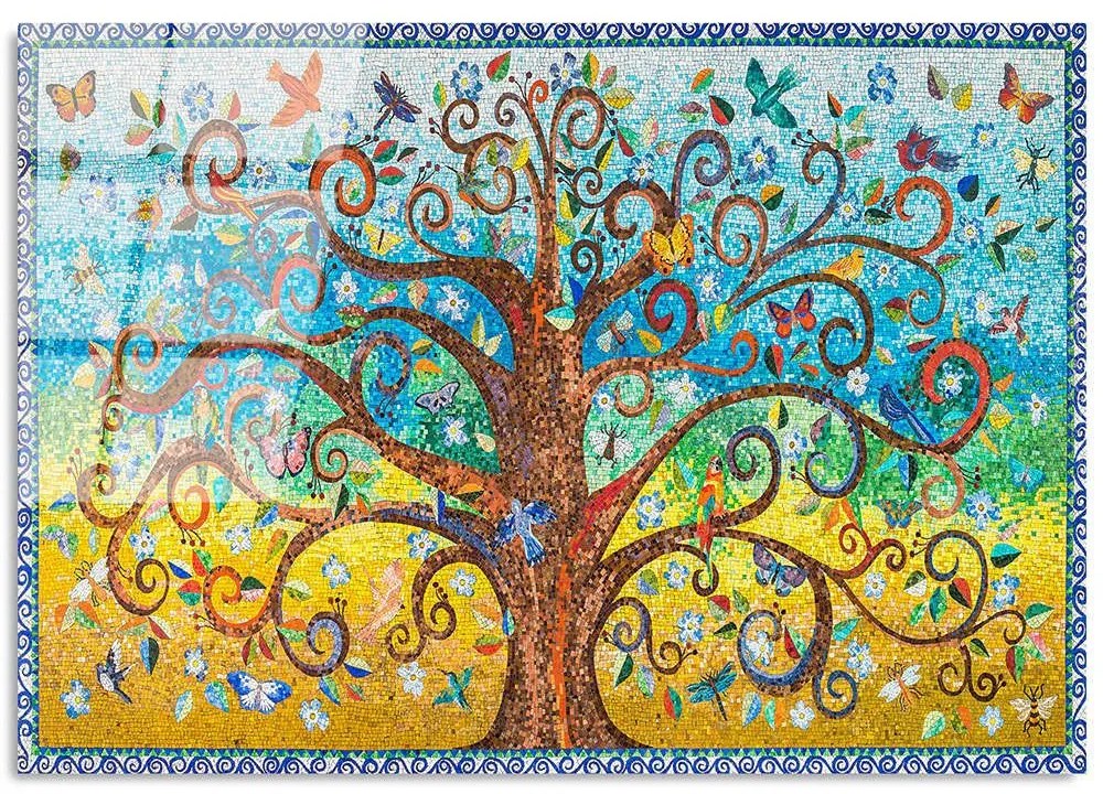Πίνακας Γυάλινος 123BZM1274 100x70cm Multi Wallity Οριζόντιοι Glass
