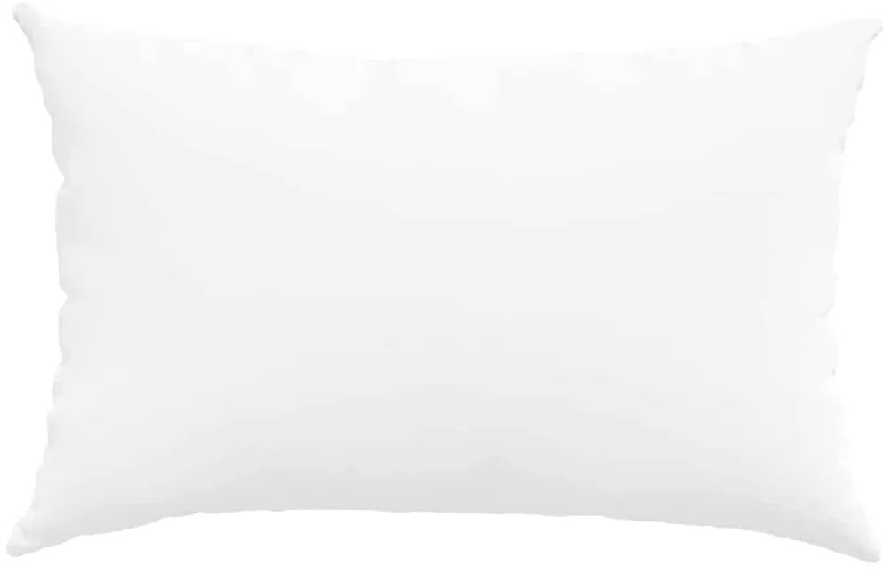 vidaXL Μαξιλάρι Καναπέ 2 pcs Λευκό 60 x 40 cm ύφασμα