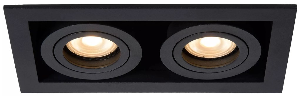 Φωτιστικό Χωνευτό Lucide 09926-02-30 CHIMNEY Μαύρο Ματ (Black Mat)