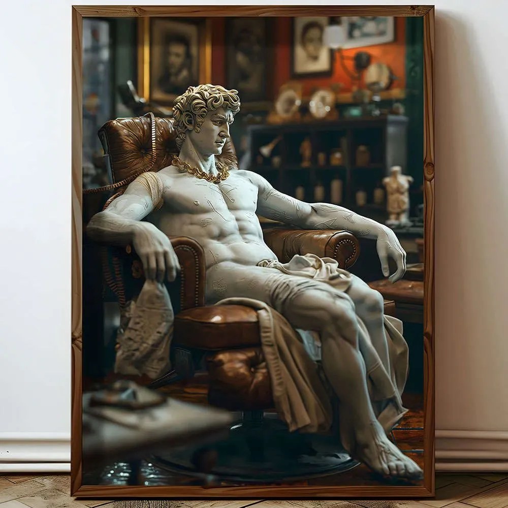 Κάδρο 856EVL1583 50x3,5x70cm Multi Wallity Κάθετοι Mdf, Wood