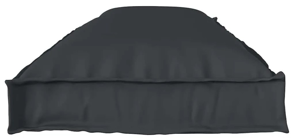 vidaXL Σετ Μαξιλαριών Πάγου 2 pcs Μαύρο 150 x 40 x 8 εκ. ύφασμα