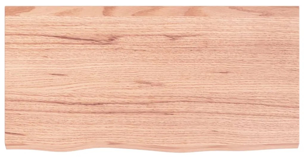 vidaXL Πάγκος Μπάνιου Αν. Καφέ 80x40x(2-6) εκ. Επεξεργ. Μασίφ Ξύλο