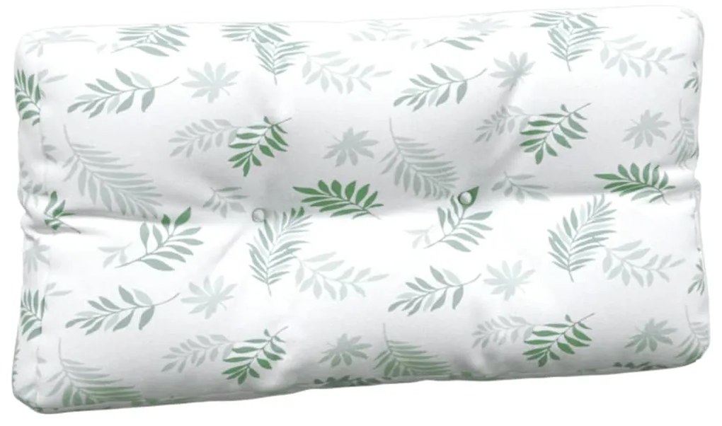 vidaXL Μαξιλάρια Παλέτας 5 τεμ. Σχέδιο Φύλλων Υφασμάτινα