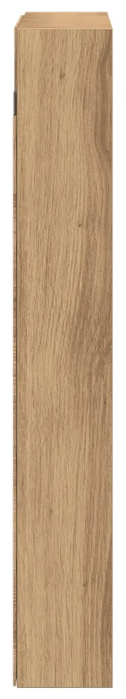 vidaXL Βιτρίνα Καμπίνα από Ξύλο Δρυός 60x8,5x58 εκ. Συνθετικό Ξύλο