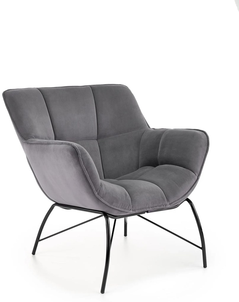 BELTON leisure chair color: grey