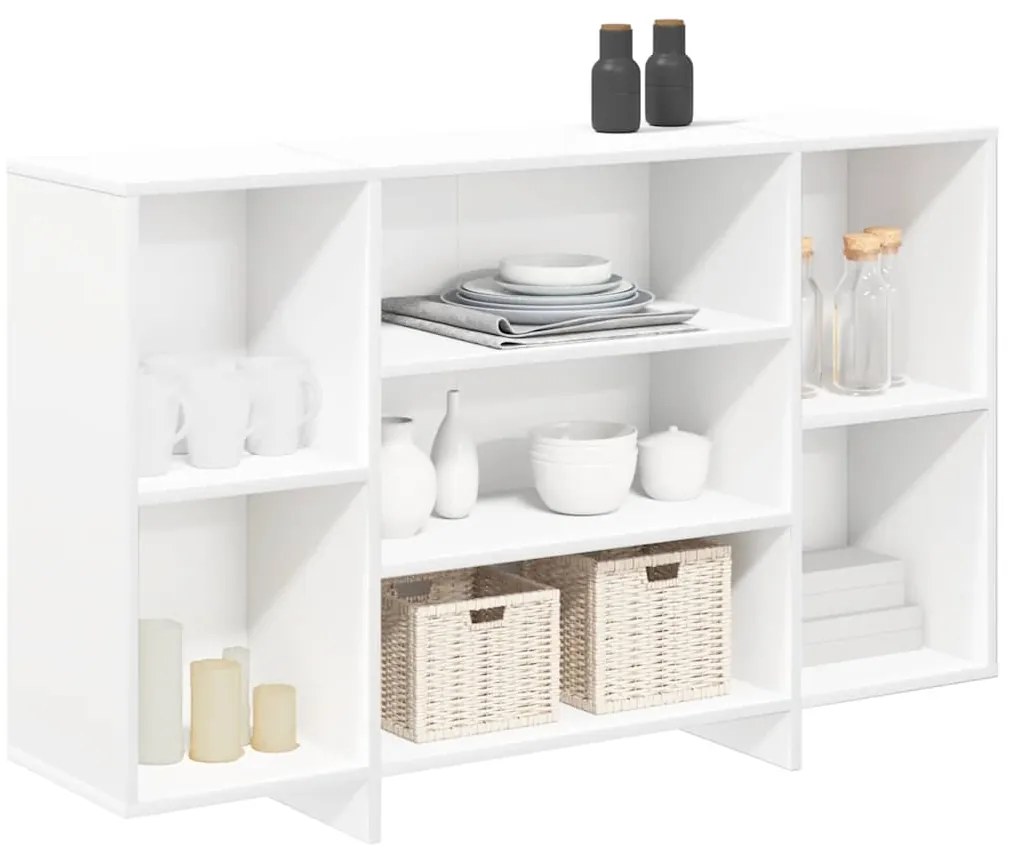vidaXL Ντουλάπι Καπνιστή Λευκό 120x30x75 εκ. από Επεξεργασμένο Ξύλο