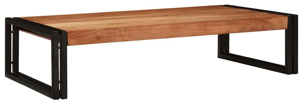 vidaXL Ράφι μπάνιου 100 x 50 x 23 εκ. Στερεό ξύλο μάγκο, σίδηρος