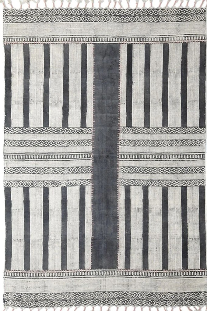 Χαλί Lotus Cotton Kilim 352 Grey Royal Carpet 100X160cm