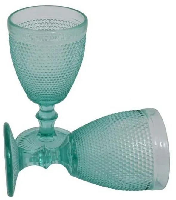 Γυάλινο Ποτήρι Νερού Με Πόδι Dot Σετ 6 Τμχ Veraman 373-00-559 Glass