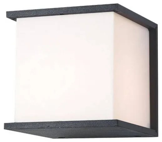 Απλίκα Φωτιστικό Τοίχου E27 18W IP54 Σκούρο Γκρι E127 Zambelis-E127-Ανθρακί E127