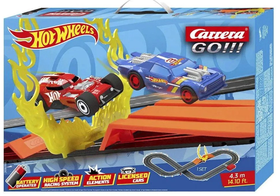 Αυτοκινητόδρομος Σετ Go Hot Wheels™ 20063517 Multi Carrera